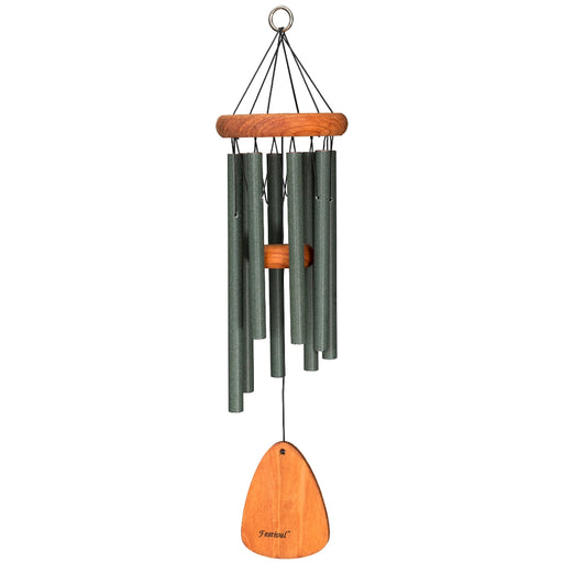 24" Festival Forest Green Wind Chime (8 Tubes)