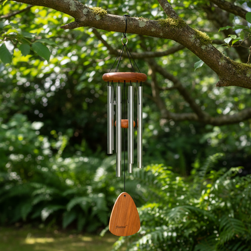 24" Festival Silver Wind Chime (8 Tubes)