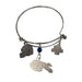 Buffalo Bills Helmet Three Charm Bracelet