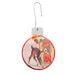 Believe Retro Christmas Deer Ornament