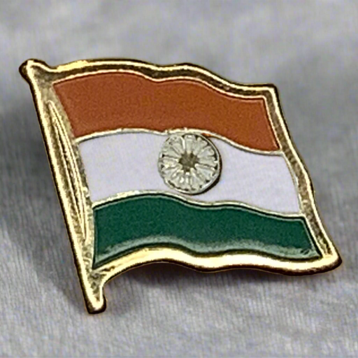 India Flag Lapel Pin 2025