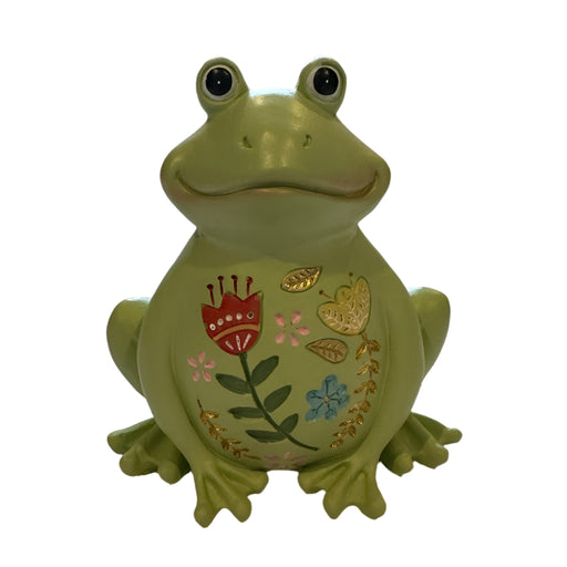 Springtime Friend Frog Figurine