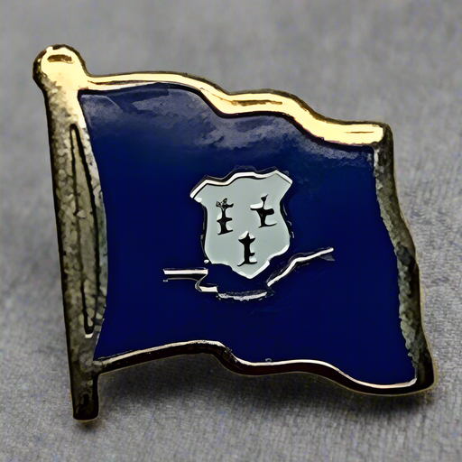 Connecticut Flag Lapel Pin 2025