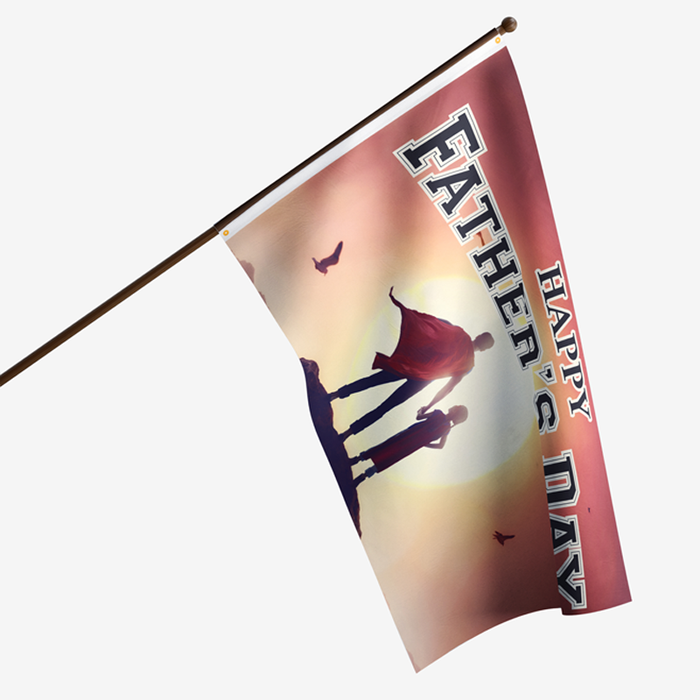 3x5' Happy Father's Day Hero Polyester Flag