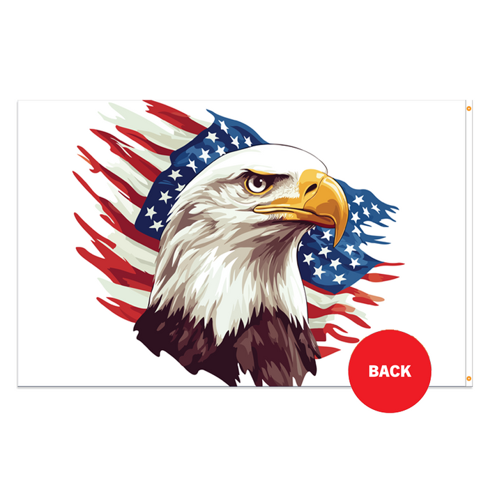 *Pre-Order* Americana Eagle Polyester Flag - Made in USA