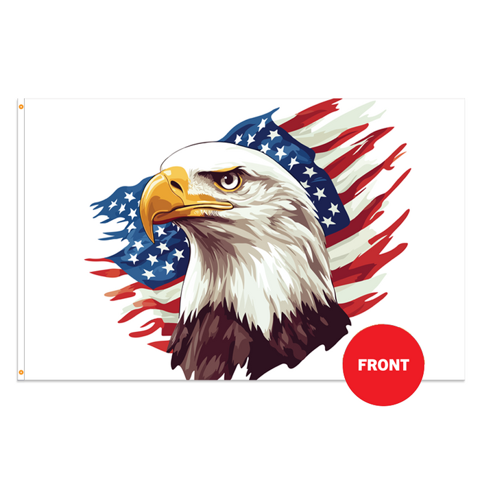 *Pre-Order* Americana Eagle Polyester Flag - Made in USA