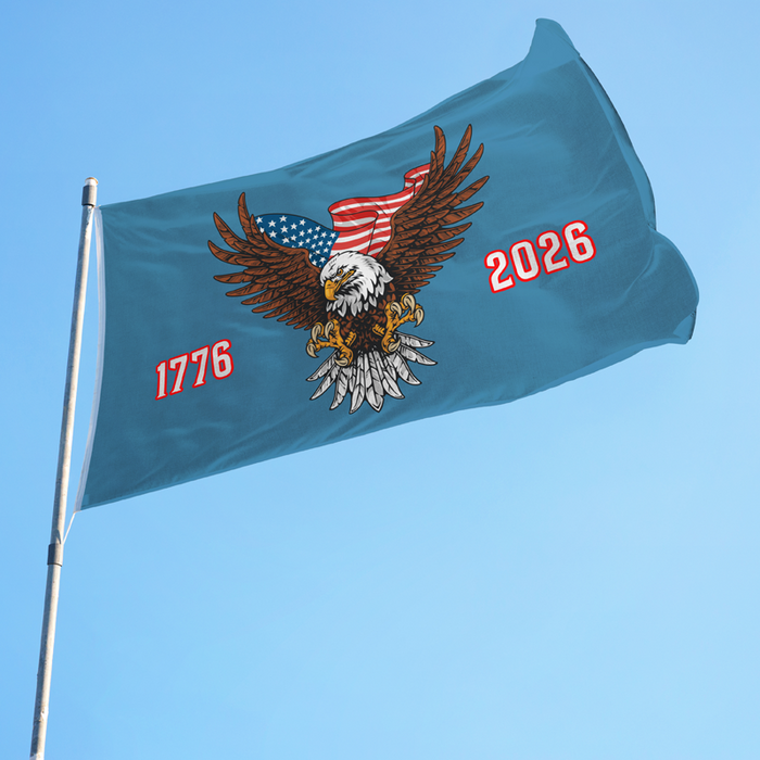 Flying Eagle America 250 Polyester Flag