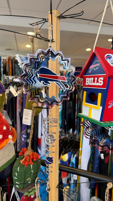 Buffalo Bills Mini Metal Wind Spinner Set
