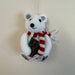 Tree Plush Polar Bear Ornament