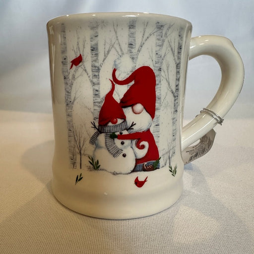 Snowman Gnome Ceramic Mug