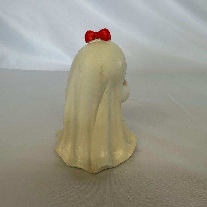 Heart Eyed Candy Corn Ghost Figurine