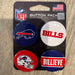 Buffalo Bills Round Button Pin 4 Pack