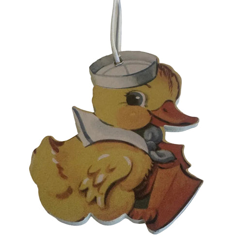 Sailor Suit Duckling Vintage Easter Ornament