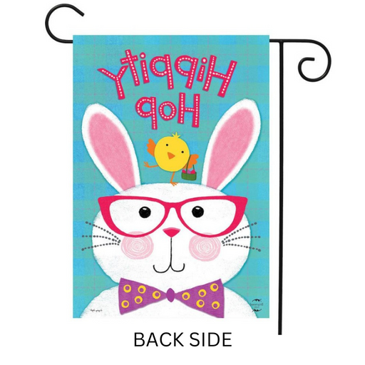 Hippity Hop Bunny Garden Flag