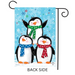 Winter Penguins Garden Flag