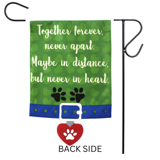 Pet Memorial Burlap Garden Flag