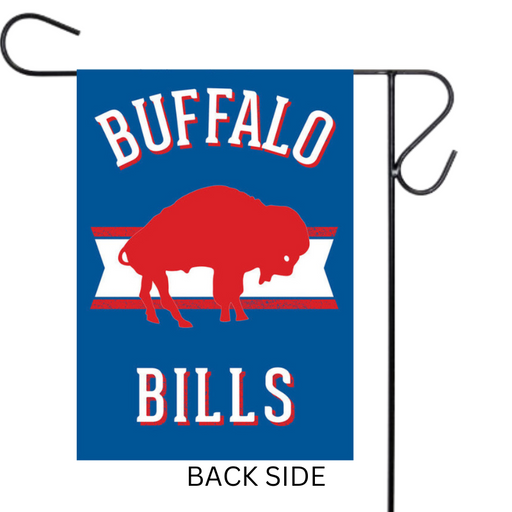 Buffalo Bills Blue Retro Garden Flag