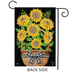 Primitive Sunflowers Garden Flag