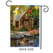 Lakeside Cabin Garden Flag