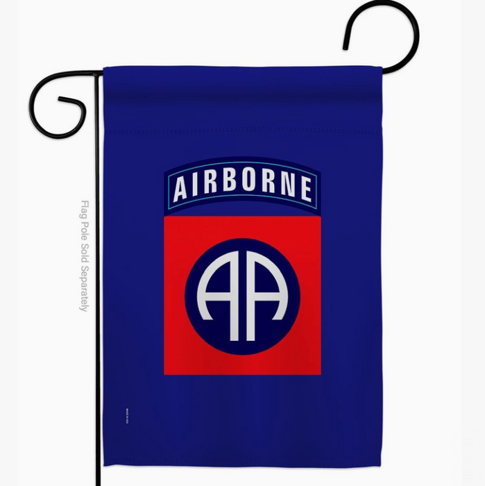 82nd Airborne Blue Garden Flag