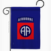 82nd Airborne Blue Garden Flag