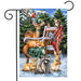 Snow Day Friends Winter Garden Flag