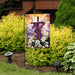 Sunrise Easter Cross Garden Flag