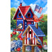Home of the Free Birdhouses Decorative Flag
