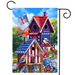 Home of the Free Birdhouses Garden Flag