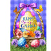 Happy Easter Egg Basket Garden Flag