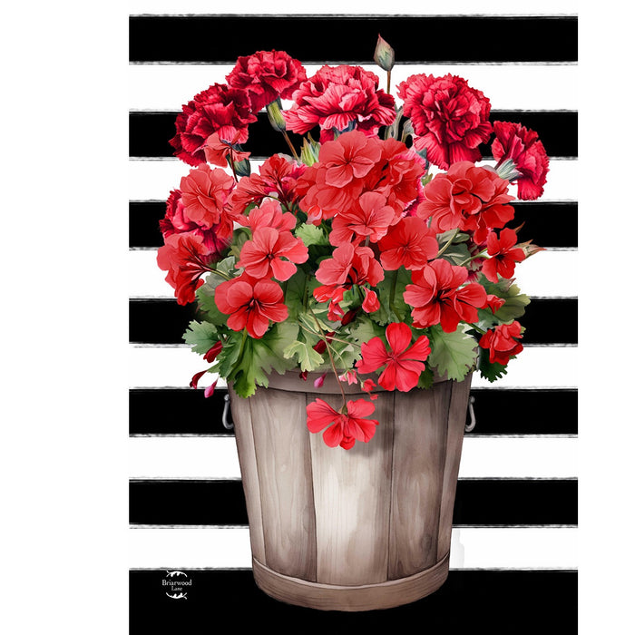 Striped Geraniums Flag