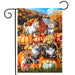 Pumpkin Patch Cats Garden Flag