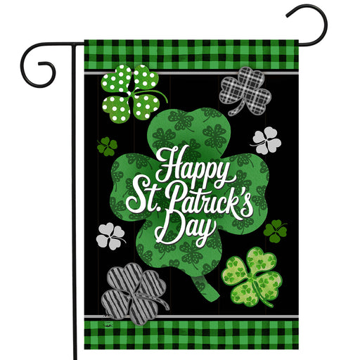 Scattered Shamrocks Garden Flag