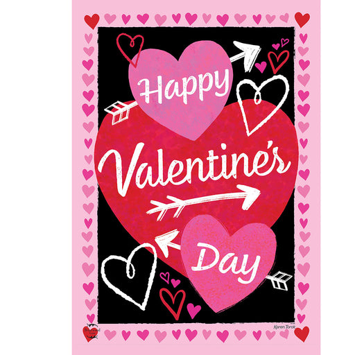 Cupid's Hearts Decorative Flag