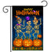 Skeleton Dance Party Garden Flag