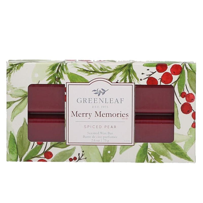 Merry Memories - Spiced Pear Scented Wax Bar