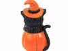 Black Cat Witch Cauldron Polystone Figurine