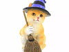 Orange Cat Witch Polystone Figurine