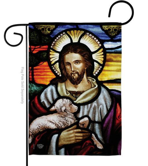 Jesus is the Good Shepherd Garden Flag