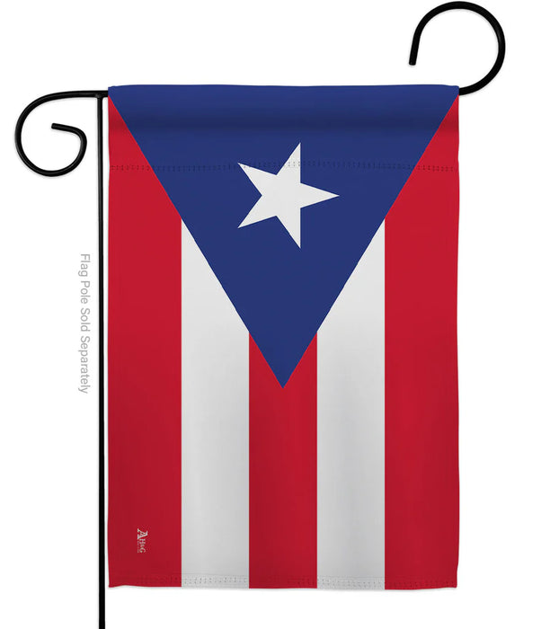 Puerto Rico Garden Flag