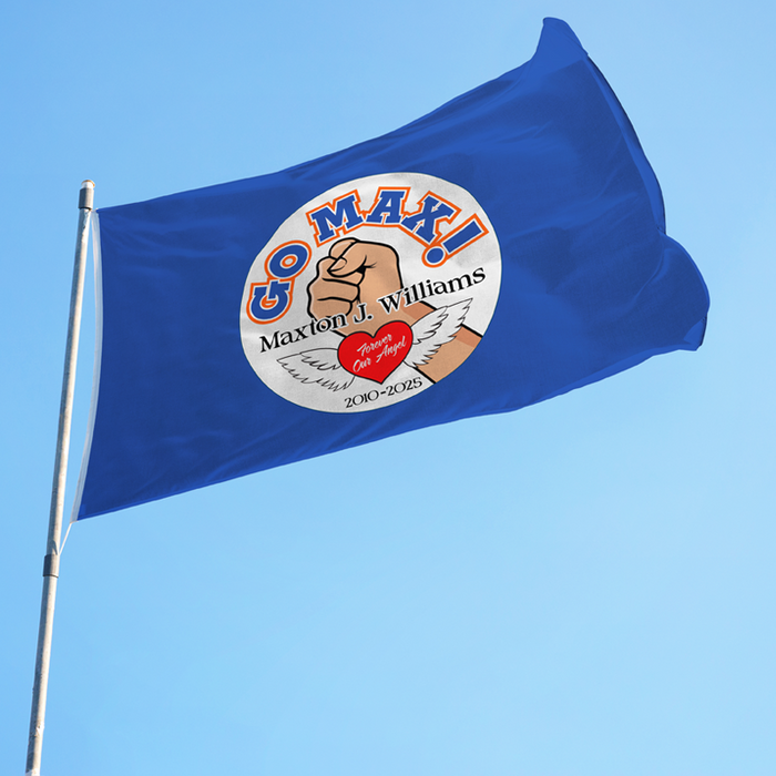 *Pre-Order* 3x5' Go Max! Blue Polyester Flag