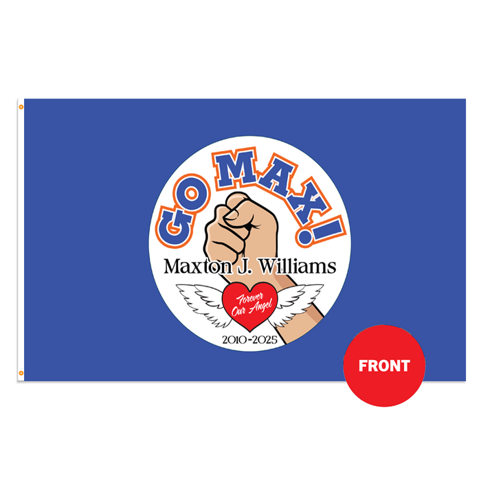*Pre-Order* 3x5' Go Max! Blue Polyester Flag