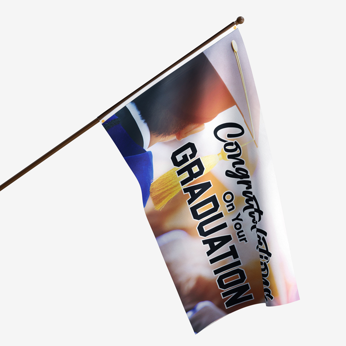 3x5' Congratulations Graduation Polyester Flag