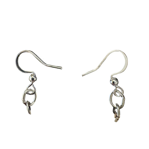 Green Tree Earring Hooks close up
