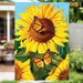 Sunflower Field Banner Flag