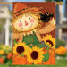 Happy Scarecrow Banner Flag