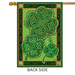 Celtic Shamrocks Banner Flag