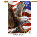 American Freedom Eagle Banner Flag