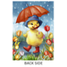 Rainy Day Duckling Decorative Flag