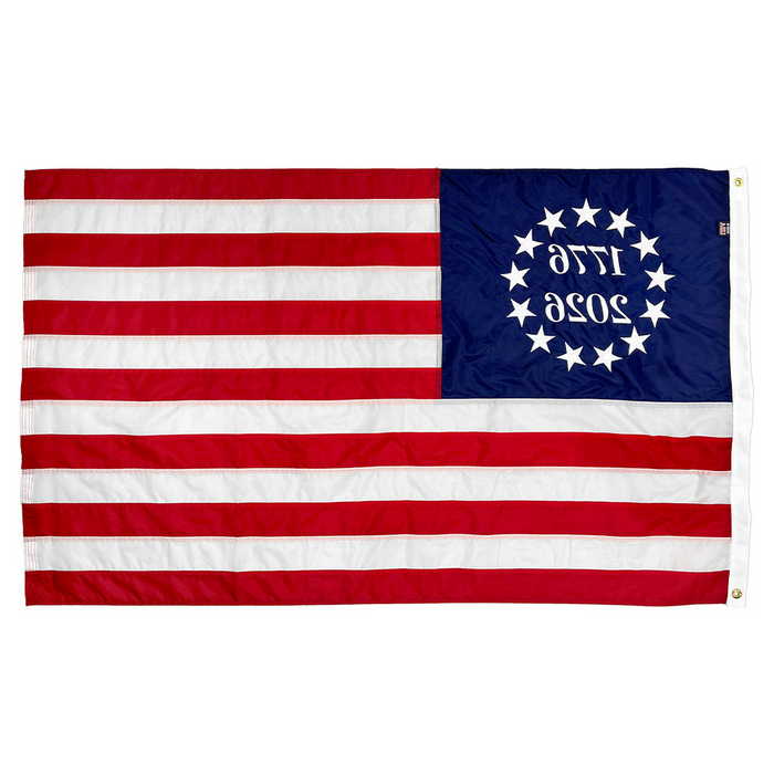 3x5' Betsy Ross 1776 - 2026 Embroidered Nylon Flag
